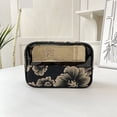 thumbnail image 2 of Almacenamiento Organizador Maquillaje Cosmetic Bag Mujeres PVC Floral Clear Gran Capacidad Con para Viajar, 2 of 8