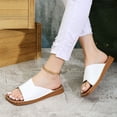 thumbnail image 5 of Nmnitkp Fashion Flat Summer Sandals for Women 2026 - Leather Womens Sandals Comfortable Memory Foam Slides for Women Footwear - Mules Women's Sandals - Walking Sandals Women, 5 of 9