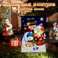 thumbnail image 3 of Lighted Winter Garden Flag, LED Christmas Snowman Garden Flag for Outside, Double Sided Garden Flags Outdoor Flag Home Decor Flag 12x18 Inch, 3 of 7