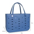 thumbnail image 5 of Mainstays Large Flex Laundry Tote, Indigo, 18 in W x 8.75 in D x 13 in H, 5 of 9