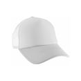 thumbnail image 2 of Gravity Threads Smile Face Adjustable Trucker Hat - White, 2 of 2