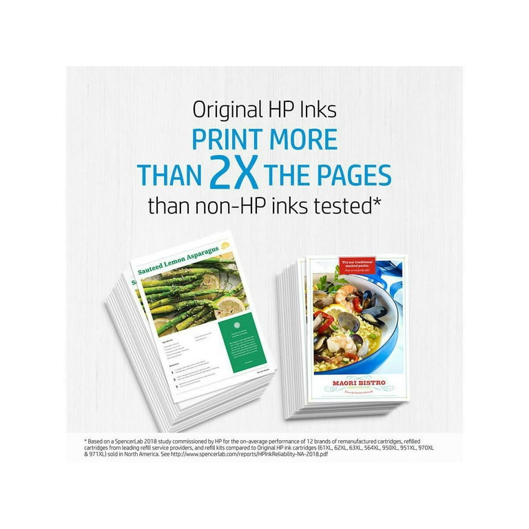 HP N9K28AN Combo Pack, 952XL High Yield Black, 952 C/M/Y Color Ink