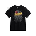 thumbnail image 1 of Remera Marvel Spider-Man Mujer Estampada Negra Talle Grande, 1 of 7
