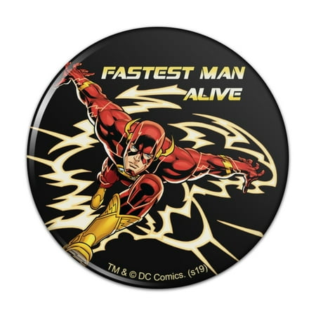 

The Flash Fastest Man Alive Kitchen Refrigerator Locker Button Magnet