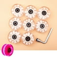 thumbnail image 4 of 8pcs Roller Skate Wheels Light Up Flash Wheels for Roller Skate Quad Skateboards, 4 of 6