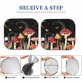 thumbnail image 6 of Windshield Sun Shade, Moonlight Butterfly Mushroom Foldable Car Sun Shade Windshield for Front, 2 Pieces, 6 of 7