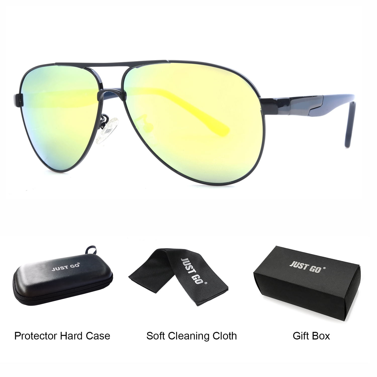 new polarized spring hinge sunglasses driving aviator best style for men & women 