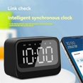 thumbnail image 2 of Portable Dual Clock Support TF Card Play Soundbar Wireless Display Music Player Bluetooth Speaker B, 2 of 5