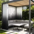 thumbnail image 6 of Outdoor Waterproof Curtain Panel with Rings for Patio Porch Pergola, Thick Weatherproof Blackout, 78.7 x 70.9 in, 6 of 6