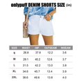 thumbnail image 4 of Pantalones cortos Onlypuff Boyfriend Jean para mujer de cintura alta S, 4 of 4