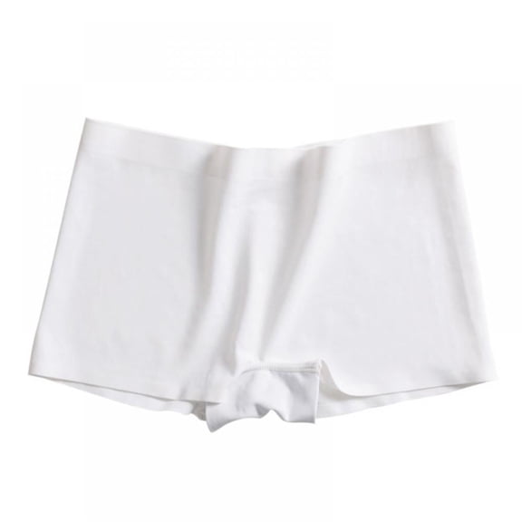 Smooth Stretchy Yoga Fitness Comfort Camisole Shorts Thongs for Women White L