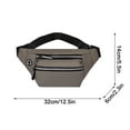 thumbnail image 6 of Vikakiooze Fashion Waist Bag Men's And Women's Casual Large Capacity Messenger Bag Men's Mobile Phone Waist Bag, 6 of 6