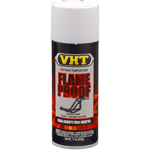VHT ESP118000 Flameproof Coating,Flat White Primer