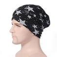thumbnail image 4 of Herrnalise Men Women Star Warm Crochet Winter Knit Ski Beanie Skull Slouchy Caps Hat, 4 of 4