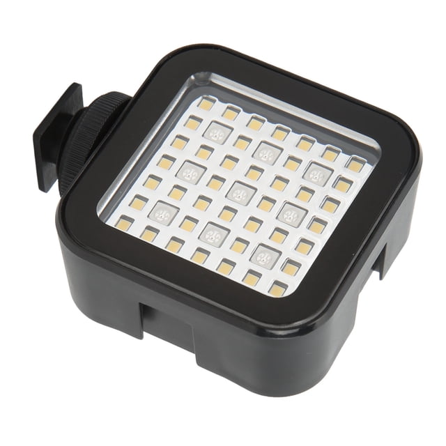 Luz Subacuática, Luz De Vídeo LED Recargable De 2000 MAh, Resistente Al Agua Hasta 30 M/98 Pies Con 3 Soportes De Zapata Fría Para Vlog