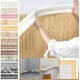 thumbnail image 3 of Borde de papel tapiz autoadhesivo con tira de sellador de flores YangJinLian, moldura de espuma blanca, líneas decorativas adhesivas para pared, borde de pared, moldura de zócalo de pared, 3 of 3