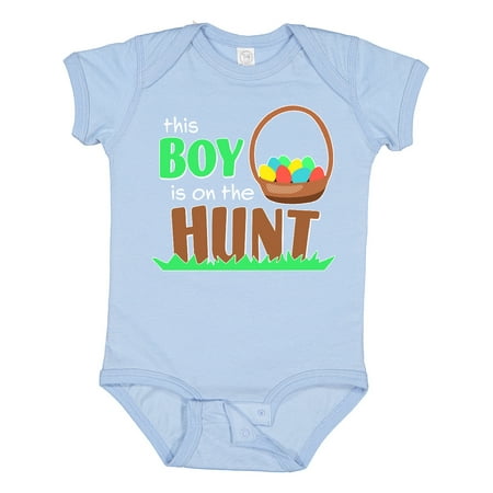 

Inktastic This Boy is on the Hunt- Easter Eggs Gift Baby Boy Bodysuit