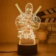 thumbnail image 3 of Lámpara LED con figuras de anime en 3D, Iron Man, Spiderman, figuras de acción de Disney, lámpara LED para dormitorio de niños, juguetes, modelo de decoración, regalo para niños, 3 of 5