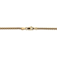 thumbnail image 4 of Leslie's Real 14kt Yellow Gold 2.1mm Spiga (Wheat) Chain; 20 inch; Lobster Clasp; for Adults and Teens; for Women and Men, 4 of 5