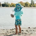 thumbnail image 5 of JAN & JUL Quick-dry Rash Guard Shirt with Sun Protection for Kids (8Y, Lagoon), 5 of 9