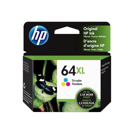 Hp 64xl Tri Color Original Ink Cartridge N9j91an Walmart Com