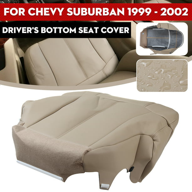 Pu Leather Driver Side Bottom Seat Cover Compatible For Chevy Tahoe Suburban 1999 2002 Com - 2001 Chevy Tahoe Oem Seat Covers