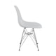 thumbnail image 5 of Silla de Comedor Moderna Gaon Legacy Zurich 02 Blanco con Plata, 5 of 8