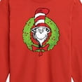 thumbnail image 3 of The Cat in the Hat - Cat Wreath - Toddler And Youth Long Sleeve Graphic T-Shirt, 3 of 5