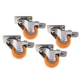 thumbnail image 1 of Ruedas giratorias industriales de 4 piezas de 1,25 pulgadas, capacidad de 17 kg, resistente, 1 of 8
