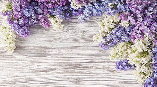5x5FT Vinyl Photo Backdrops,Baby,Romantic Blooming Flowers Photo Background for Photo Booth Studio Props