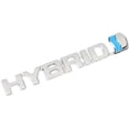 thumbnail image 1 of Hybrid Badge For Toyota Emblem 3D Logo Car Sticker for Prius RAV4 Yaris - Chrome & Light Blue, 1 of 4