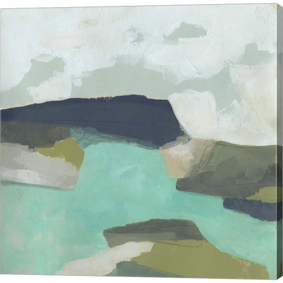 Great Art Now Coastal Crest II by June Erica Vess, Canvas Wall Art, 24W x 24H