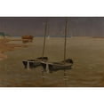thumbnail image 3 of Edward Trojanowski 24x18 Black Modern Framed Museum Art Print Titled - Fishing Boats (1909), 3 of 5
