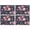 Pioneer Flower Floral-3, variant on Pioneer Flower Floral Print Pattern Summer Placemats Table Placemats Set Of 4-Linen Kitchen Washable Placemats Table Mats 12x18 Inch Non-Slip Heat Resistant