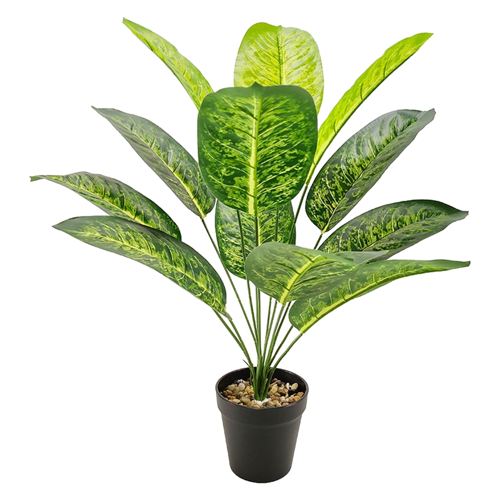 Artificial Tropical Plants 25", Fake Real Touch Plants For Home And