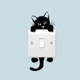 thumbnail image 4 of Gato Pegatinas de pared Interruptor de luz Decoración Calcomanías Arte Mural Bebé Cuarto de niños Fokelyi WRQX-454, 4 of 8