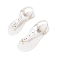 thumbnail image 6 of Bkhluea Women Flip Flop Sandals Elastic Slingback Metal Accent Shoes Comfortable For Beach Travel Casual Daily Outdoor, 6 of 7