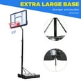 Outdoor Basketball Hoop Stand, Sesslife 7ft8.5ft Height Adjustable