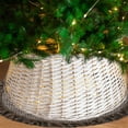 thumbnail image 3 of Stripe Fabric Tree Skirt Border And Button, 3 of 3