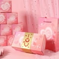 thumbnail image 2 of Christmas Surprise Gift Box Decorations Explosion for Money Unique Folding Bouncing Red Envelope Cash Explosion Gift Box for Birthday Anniversary Valentine Proposal 6 Bounces on Clearance, 2 of 7