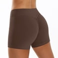 thumbnail image 5 of MuXiKeJi Clothes Women's Athletic Shorts 3'' Inseam Stretchy Ruched Back Soft Biker Yoga Exercise Legging Shorts for Women, 5 of 5