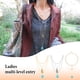 thumbnail image 5 of sweethay Collar de cadena Delicado Ajustable Hojas universales Colgantes colgantes resistentes Día de San Valentín Collares largos para Type3 NO3, 5 of 6