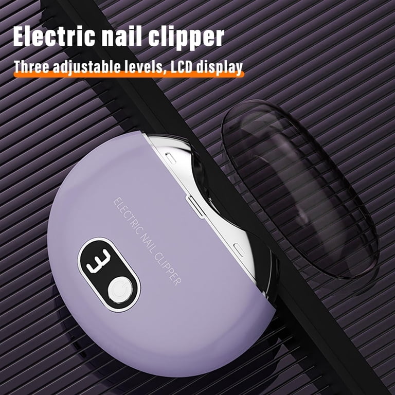 Coupe-ongles électrique Rechargeable USB Pour Pieds Et Mains – 3 Vitesses, LED, Silencieux – Idéal Pour Personnes âgées, Bébés Et Voyages