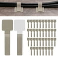 thumbnail image 1 of Uxcell 40-Pack Bridas de Cable de Gancho y Bucle, 3.5 x 1.1 Pulgadas Organizador de Cables Autoadhesivo Mejorado para Escritorio [Beige], 1 of 7