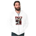 thumbnail image 3 of Retro Kanji Street Fighter Ryu Zip Hoodie Sweatshirt Men Brisco Brands M, 3 of 6