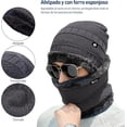 thumbnail image 3 of Set de 2 Gorros de Invierno con Bufanda, Bluelander, Unisex, 3 of 5