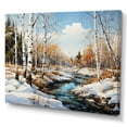 thumbnail image 2 of Designart "Birch Woods Winter III" Tree Birch Wall Art Living Room, 2 of 5