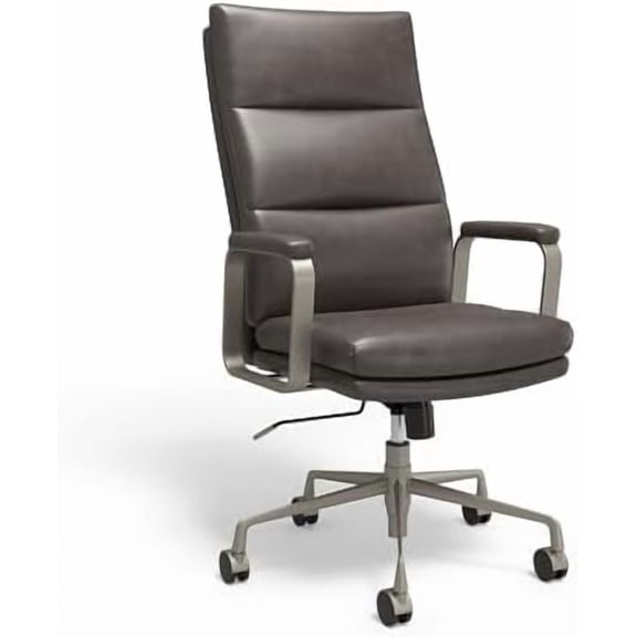Staples Industria 3-40C Ergonomic Bonded Leather Swivel Manager Chair, Gray (HG-70081)$$Office