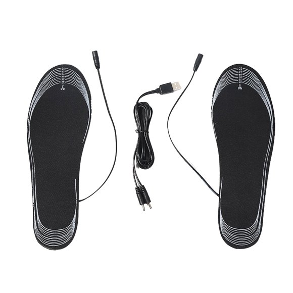 Generic Adjustable USB-Powered Heated Insoles for Men & Women, Size 35-44, Ideal for Outdoor Activities & Winter Comfort (Power Bank Not Included)
