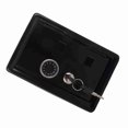 thumbnail image 3 of Hucha de juguete para niños con contraseña, caja de seguridad para guardar monedas y dinero en efectivo, regalo con 2 llaves (negro), 3 of 15